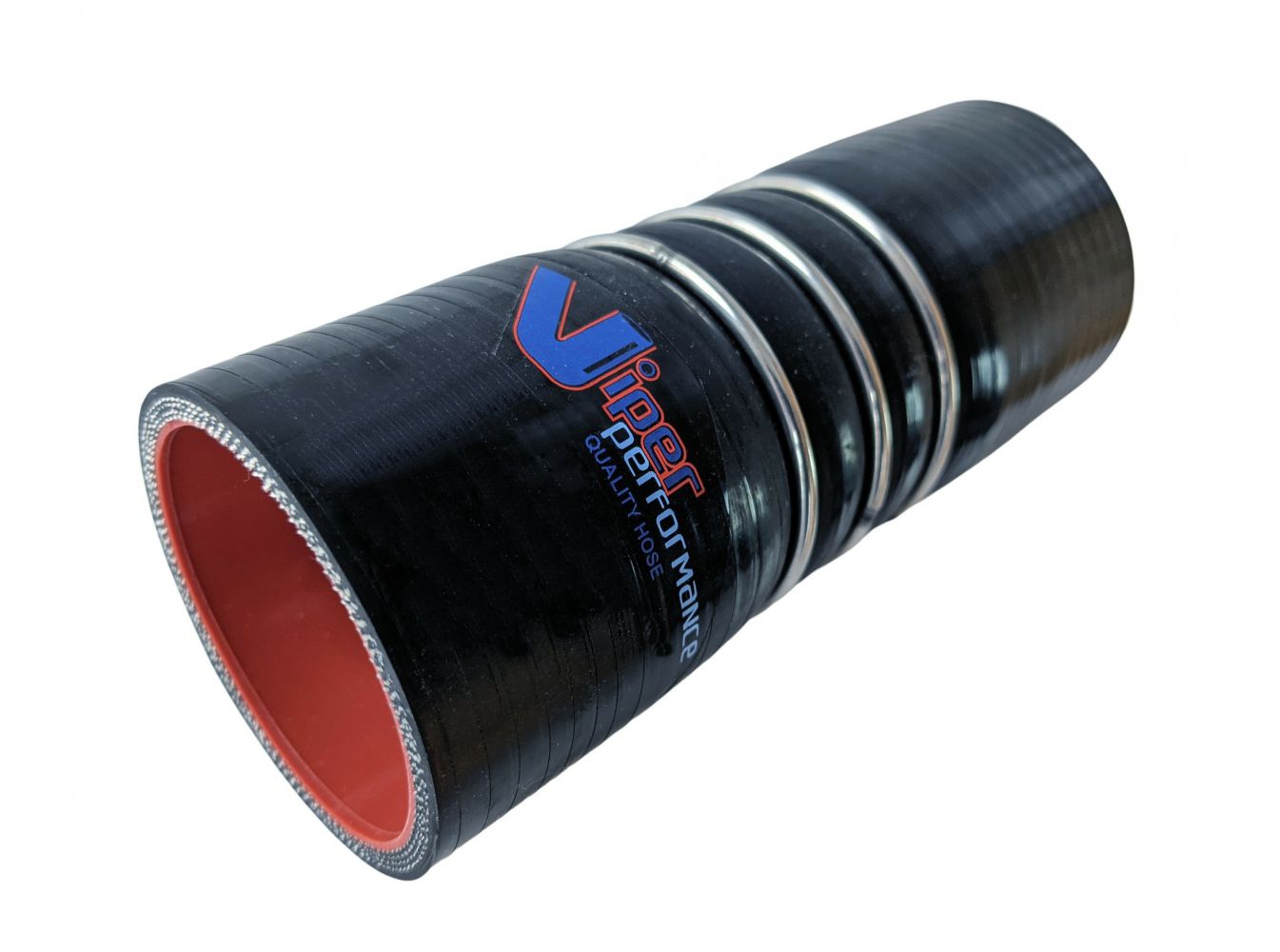 thumbnail image 2 of 3" Silicone Intercooler Hose – 6" Long, Reinforced, Red – Eagle Cooling (Pair) 2 of 5