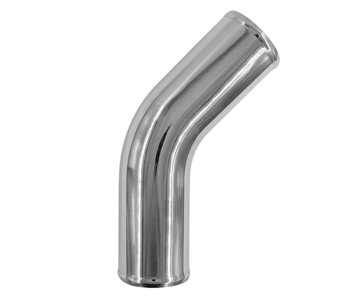 thumbnail image 2 of Aluminium Alloy 45 Degree Elbow Pipe Coupler – Swaged Beaded Hose Joiner For Racing Or Custom Fabrication 2 of 13