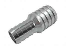 Aluminium tube 22 to 16mm Barbed Billet Aluminium Hose Joiner Reducer